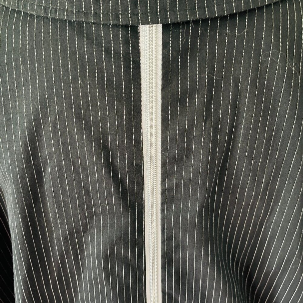 IC by Connie K Navy Blue Striped Tunic Blouse - Picture 4 of 5